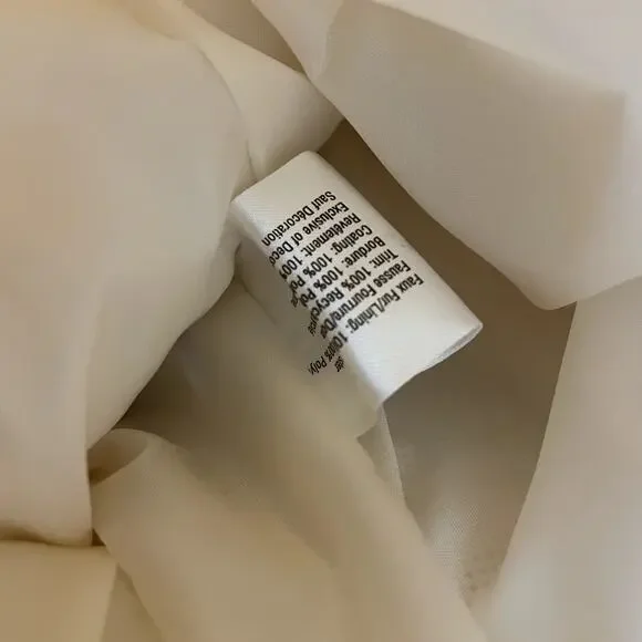 Victoria's Secret Faux-Fur Tote Bag MSRP $59 NEW with TAGS Boho Festival - Picture 14 of 16